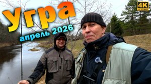 Поездка на Угру, РЫБАЛКА С БЕРЕГА 2026. Апрель
