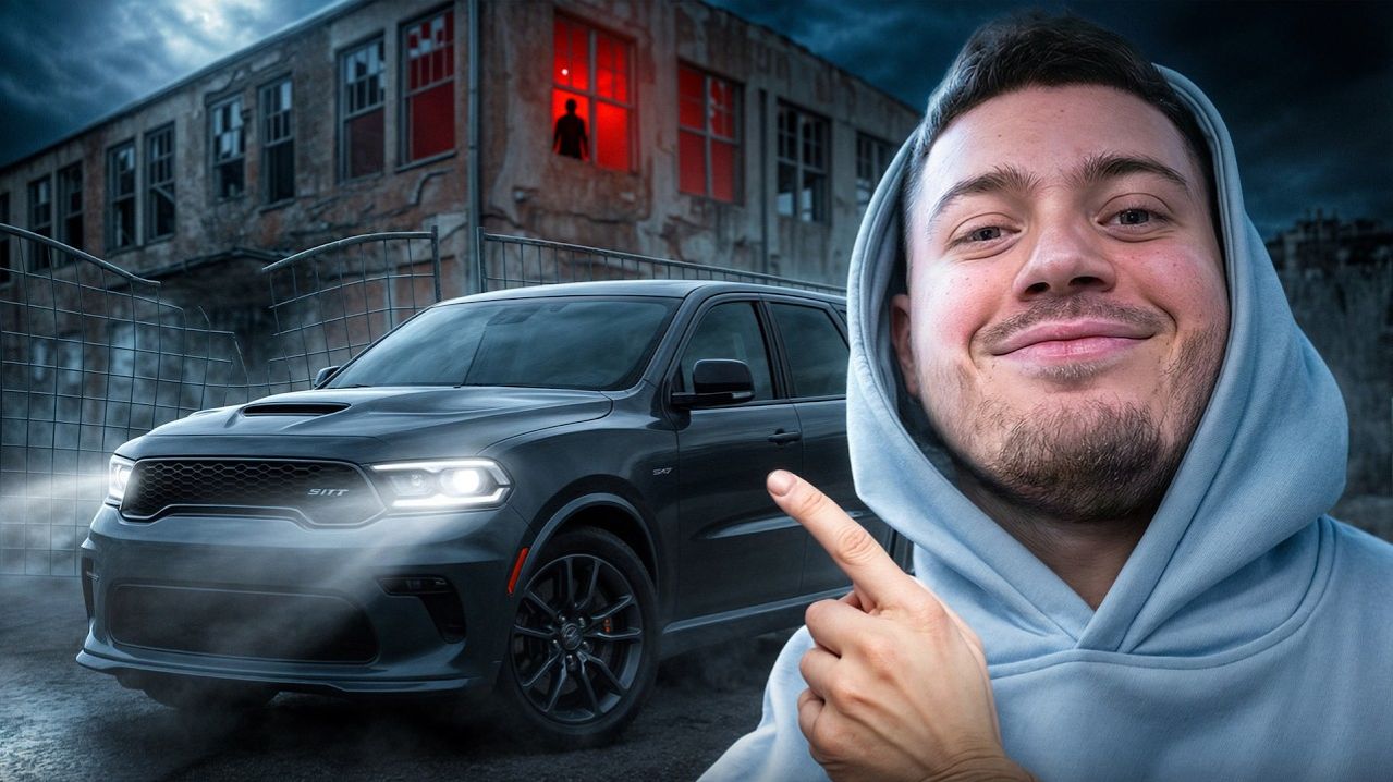 ЗАТЕСТИЛ DODGE DURANGO SRT НА 800 СИЛ РЖАКА НА ЗАБРОШЕННОМ ТЦ
