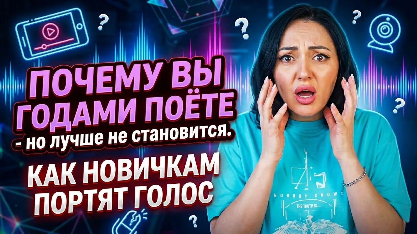 Как новичкам портят голос 😯