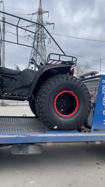 ⚡️ ПРОДАН  Снегоболотоход NORD-ПИКАП в Черном цвете на красной раме .