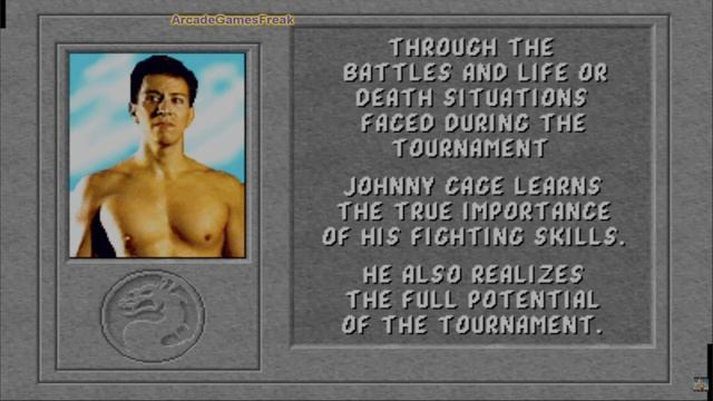 Концовка Mortal Kombat 1 (1992) #1 Джонни Кейдж