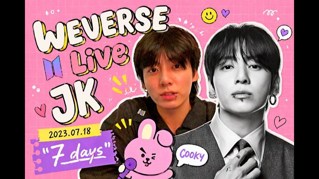 WEVERSE Live  JK 2023.07.18  