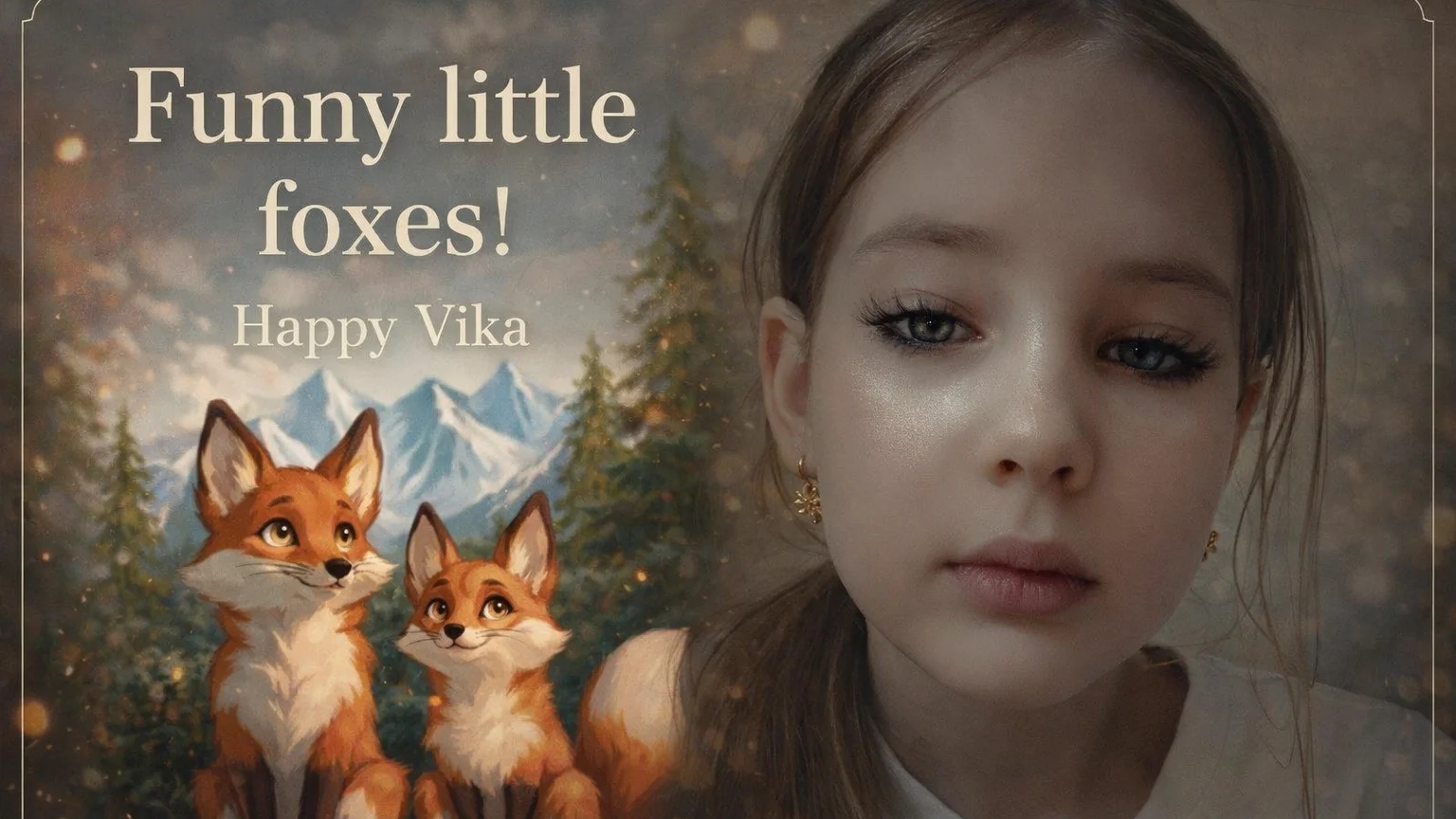 песня Funny Little Foxes! исполнитель Happy Vika [official Video]