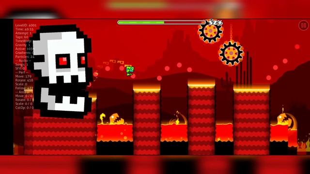 Geometry Dash SubZero Press Start Level (видео моё) пока без монетки