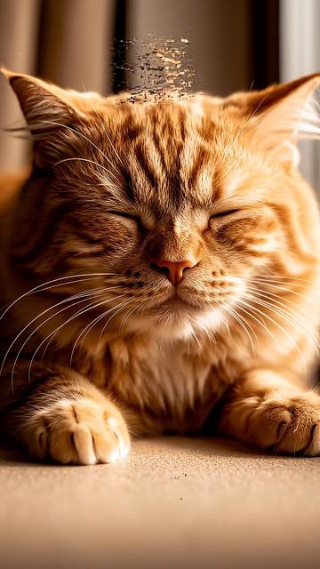 Кот в фазе сна в высоком разрешении #cat #видосыоткота #cute #веселыекоты #funnycats #funny
