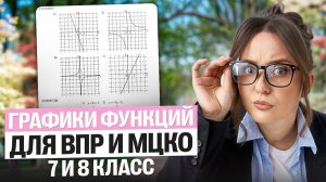 Графики функций ВПР и МЦКО за 7 и 8 класс | Саша Теплая