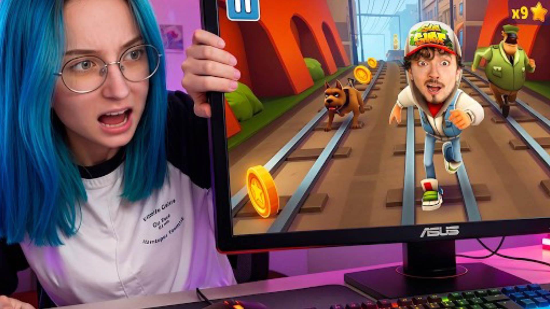 Прятки, но я уменьшился и спрятался в компьютерной игре от своих друзей!