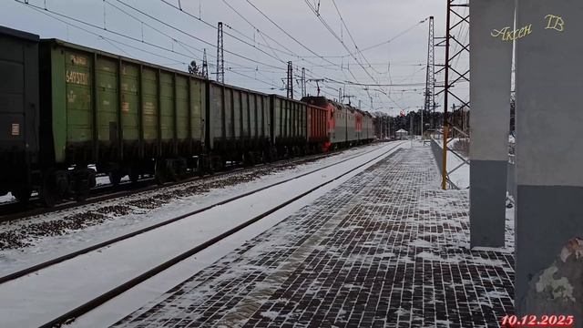 Зимние поезда и станции Кисегач Чебаркуль