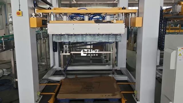 Паллетайзер для заполненных банок стеклянные бутылки