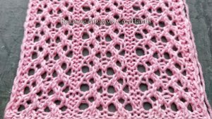 Широкие ажурные полоски спицами для вязания сарафанов, палантинов