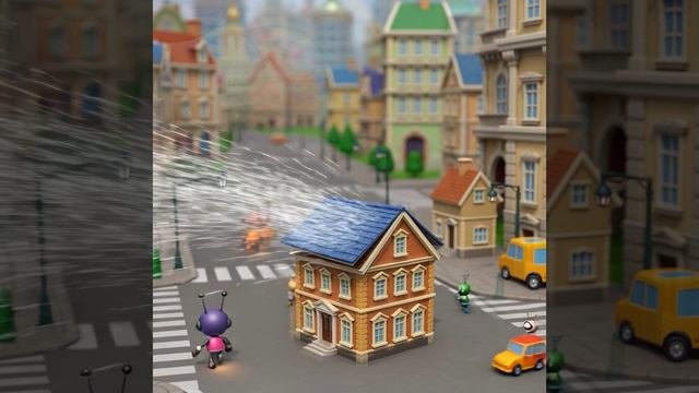 МУРБОТ В МИРЕ ВЕЛИКАНОВ 😱🤖 | Он стал ГИГАНТОМ и спас город!