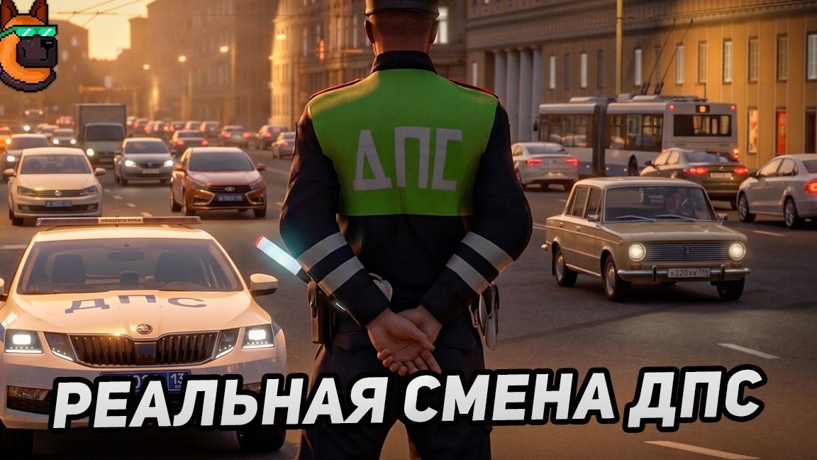 Перезалив с канала SARGE. Реальная смена ДПС в России: роды погони и угонщики  code6 GTA 5 RР