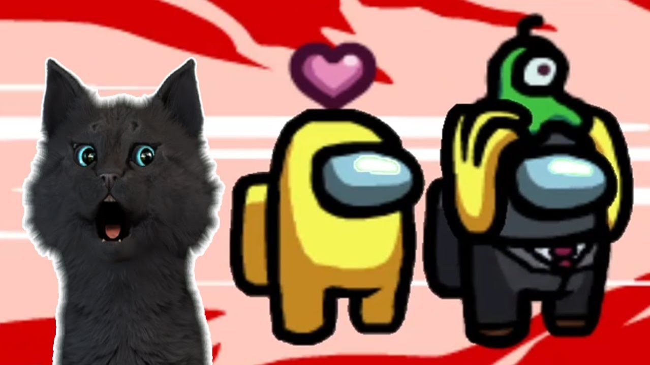 ЖЕЛТЫЙ В ЛЮБИЛСЯ В СУПЕР КОТА АМОНГ АС 🐱 ЧУДЕСА В КОСМОС 🐱 Among Us 🐱 Я ЗНАЛ КТО УБИЙЦА #290