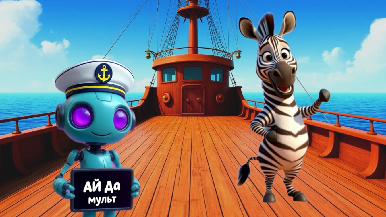 АЙ да мульт - Зебра. Мультфильм про зебру