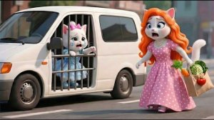 Мама-кошка спасает котёнка 😱 | Трогательная история спасения кошки