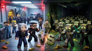 Осада хранилища: живые против нежити Майнкрафт