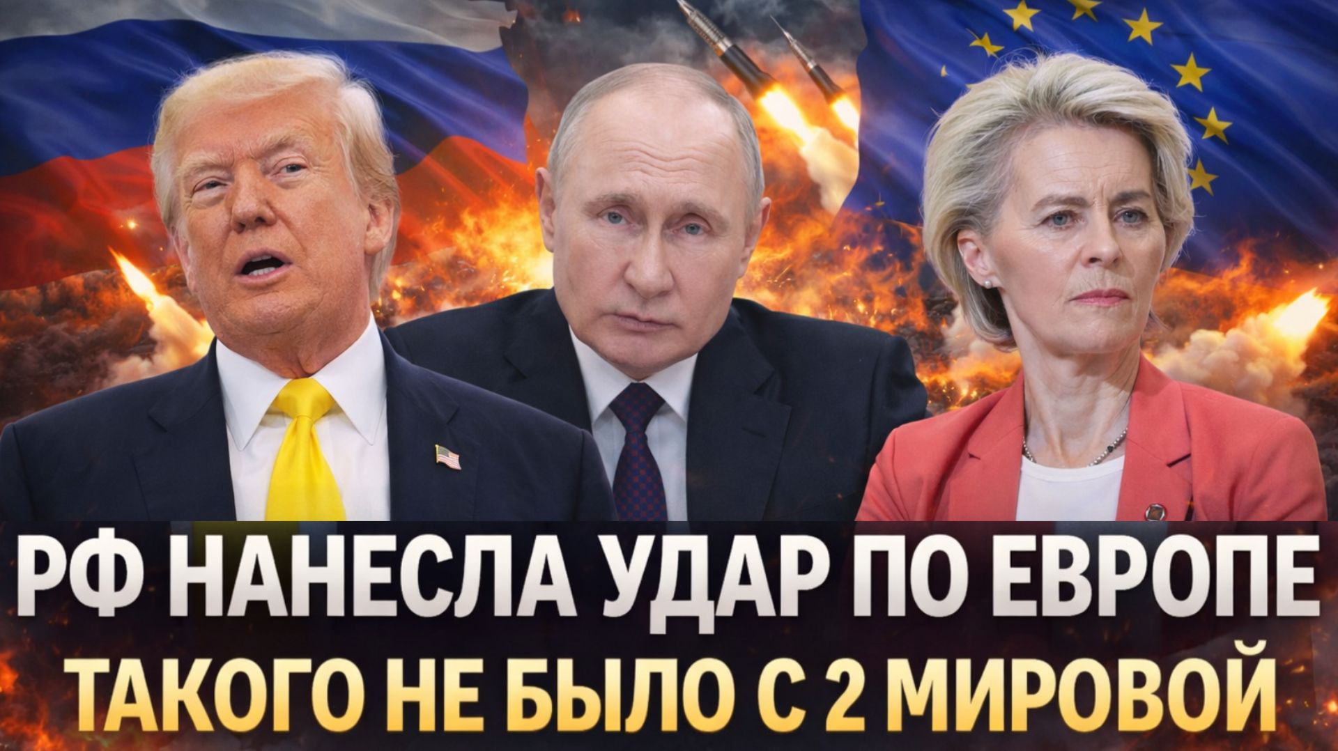 Россия неожиданно нанесла по Европе// Катастрофа неизбежна» Такого не было со времен Второй...