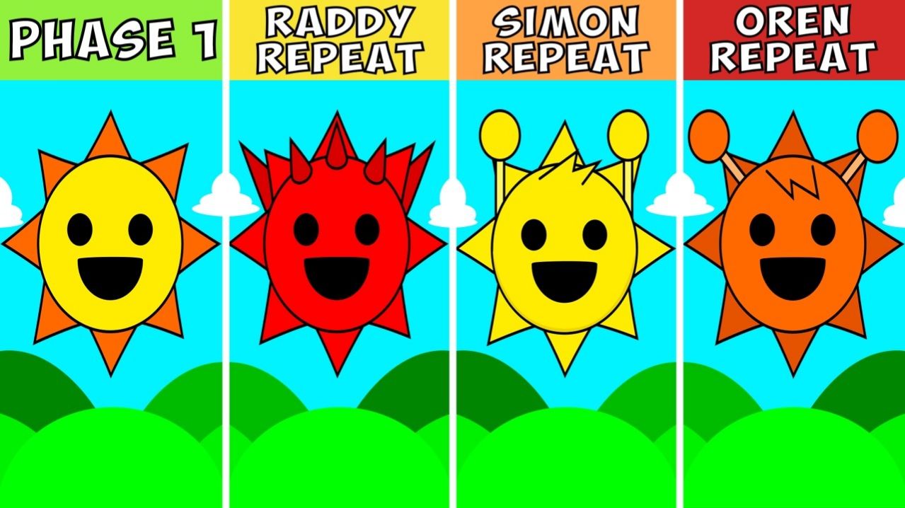 INCREDIBOX SPRUNKI: ФАЗА 1 НО 🔁 ВСЕ ПОВТОРЯЮТ! ♾️🌀