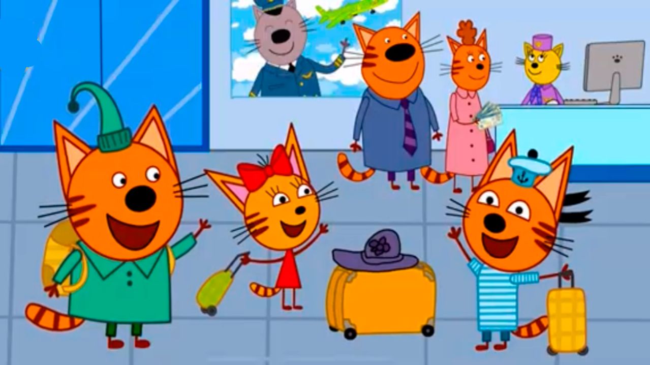 Карамелька три кота Раскраска - Три кота раскраска мультфильм - Мультик Три кота