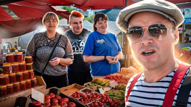 Так ходят на базар только в Одессе. Какие цены после праздников? Цены удивляют!!