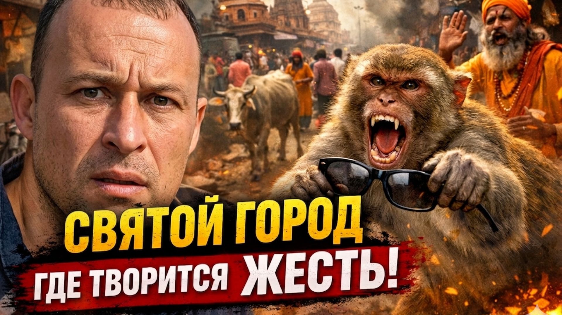 Я попал в самый безумный город паломников в Индии