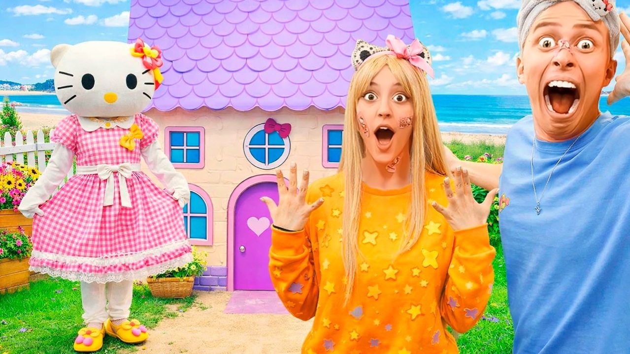 ЦЕЛЫЙ ДЕНЬ В МИРЕ HELLO KITTY 24 ЧАСА ПРИКЛЮЧЕНИЙ