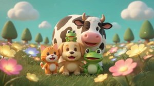 Весёлый Звериный Хор | Песни для детей | Весёлые песни | Песня - мультфильм