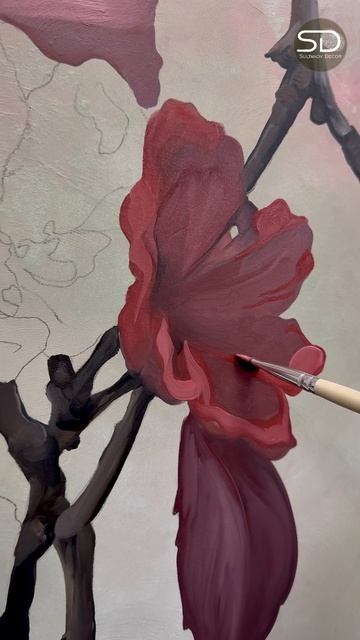 Картина из декоративной штукатурки.