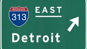 Путешествие по США.... Детройт зимой .