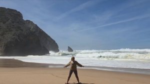 Прайя-да-Адрага (Praia da Adraga). Побережье на севере Атлантич-го океана вПортугалии.МаринаКолесник