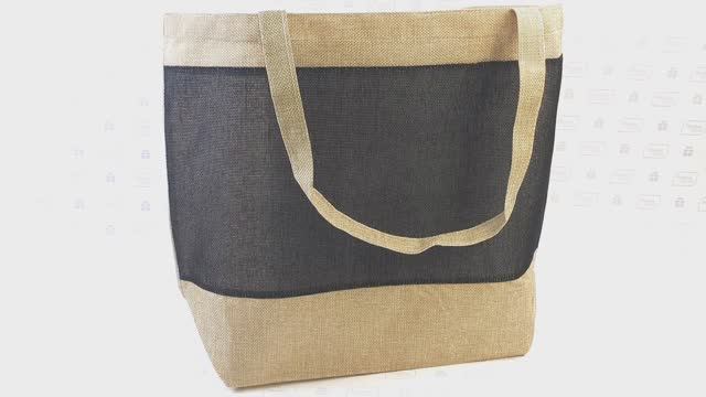 Сумка RUSTIC натуральная с черным