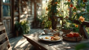 Утренний сад / Garden Morning Light