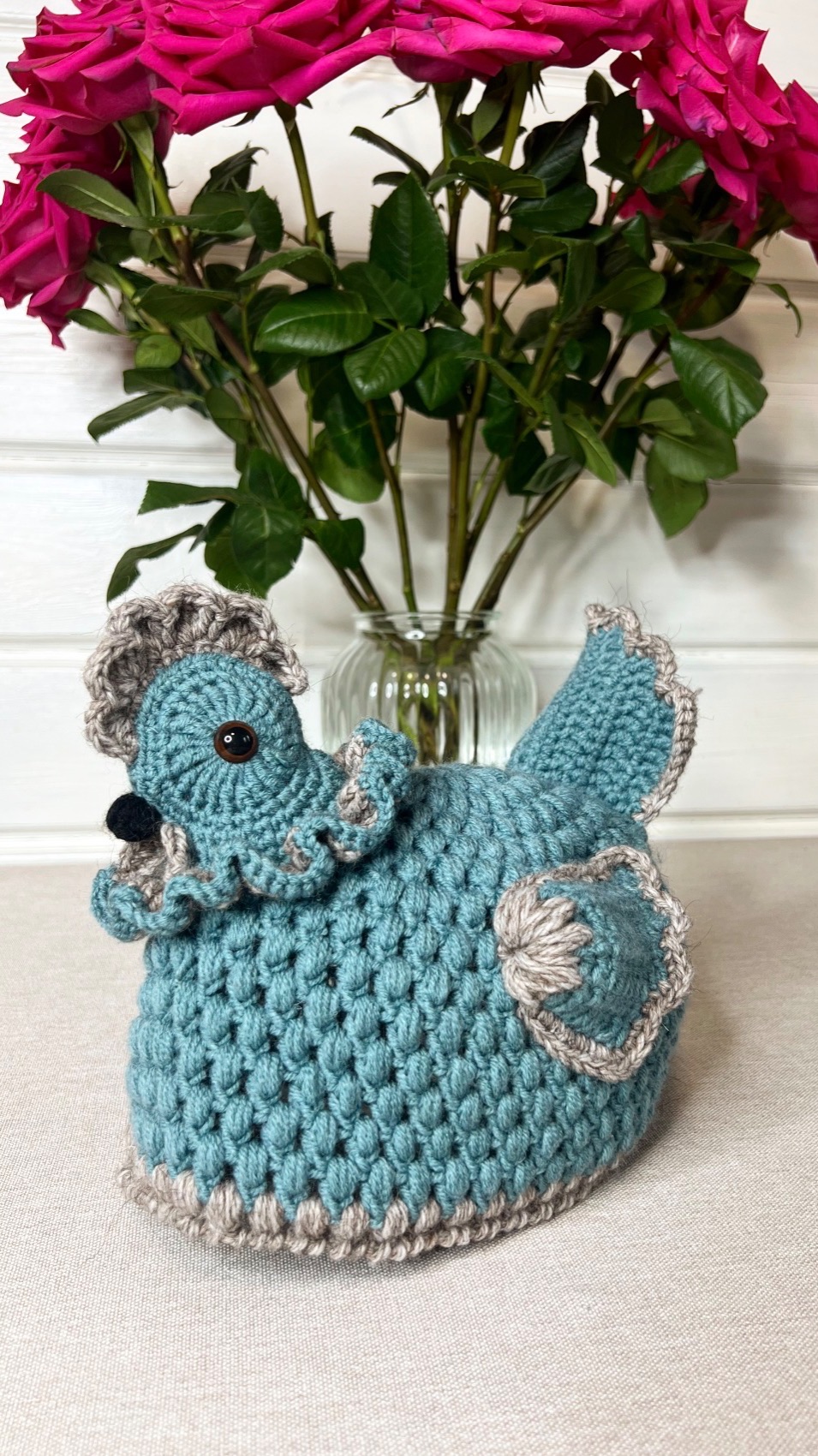 Мастер-класс КУРОЧКА. Грелка на чайник.