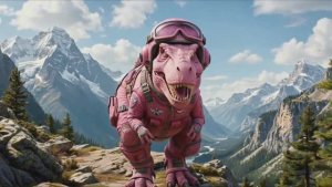 Щенячий патруль, Скай, Маршал, Эверест, Гончик, Крепышь и Роки  в роли Тирексов, для детей