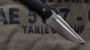 свободный нож из стали vg10