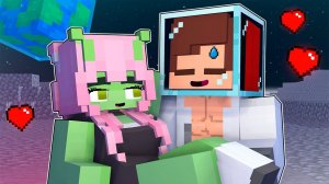 У Джей Джея появилась подружка-ИНОПЛАНЕТЯНКА - Майнкрафт анимация