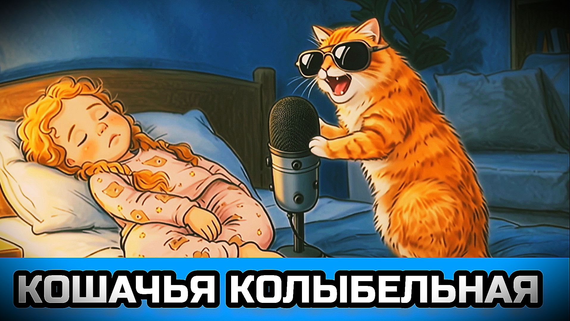 КОШАЧЬЯ КОЛЫБЕЛЬНАЯ. Колыбельная песенка на ночь.