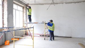 Ремонт школы на Горбуновке продолжается