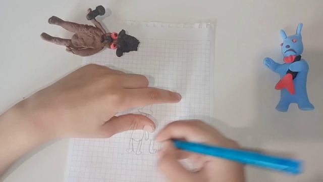 рисуе фигурки из фнаф