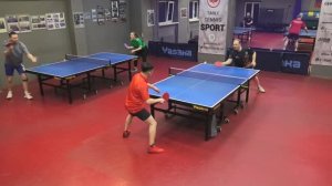 Чирков А. (754) - Ким А. (682) 14.04 настольный теннис турнир Лиги TTSPORT Санкт-Петербург
