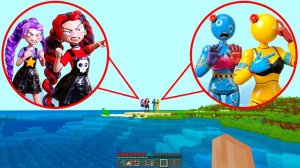 Близнецы-сёстры: Девушка-Игрок против сестёр-близнецов Лили Лавбрейдс в Minecraft PE!