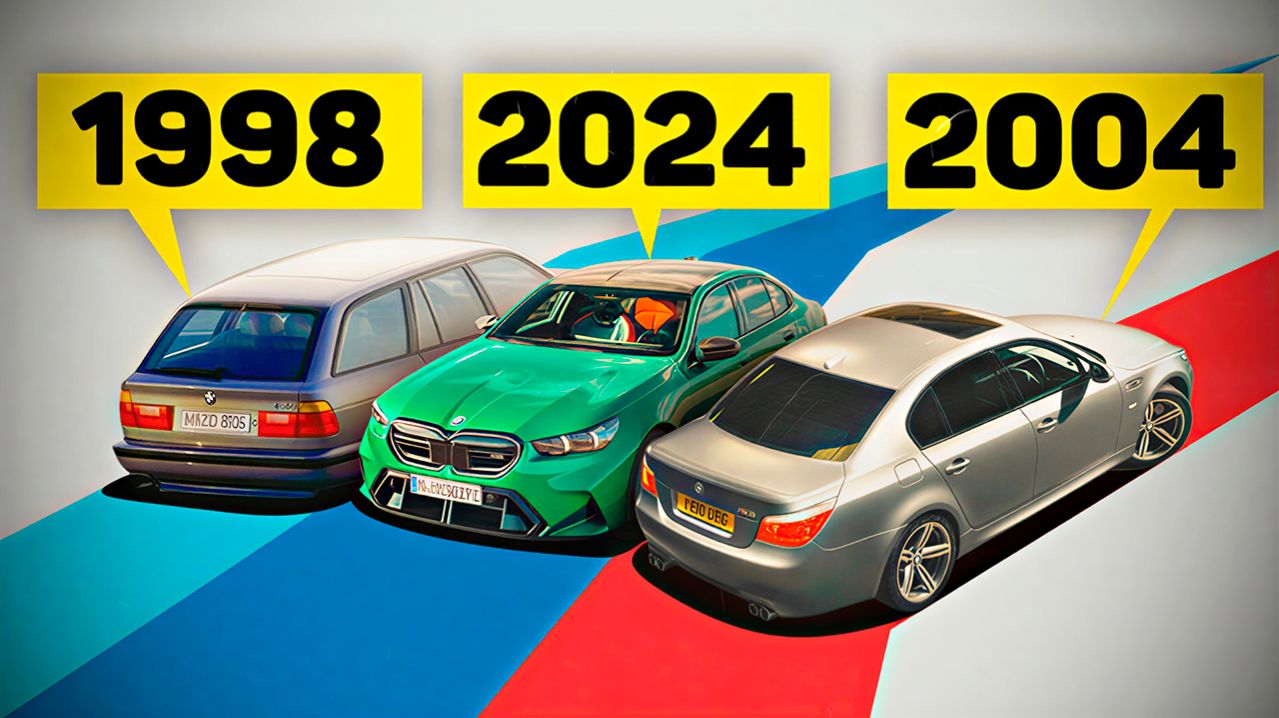 Как поменялась BMW M5 за 42 года?