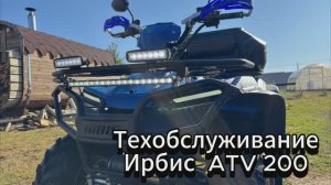 Техобслуживание квадроцикла Ирбис ATV 200