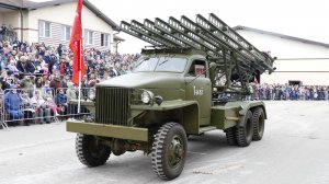 БМ-13 на шасси Studebaker US6 и ЗИС-42, Музей отечественной военной истории, 9 мая 2025