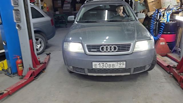 Ауди А6С5 2.5 тди. Хороший звук мотора!