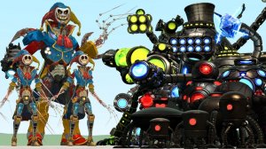 Новый Механический Прототип Титан Против Всех Фаз Омнидроидов