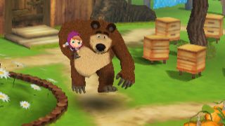 Маша и Медведь. Маша делает уборку в сарае у Медведя. Для детей. ч  22