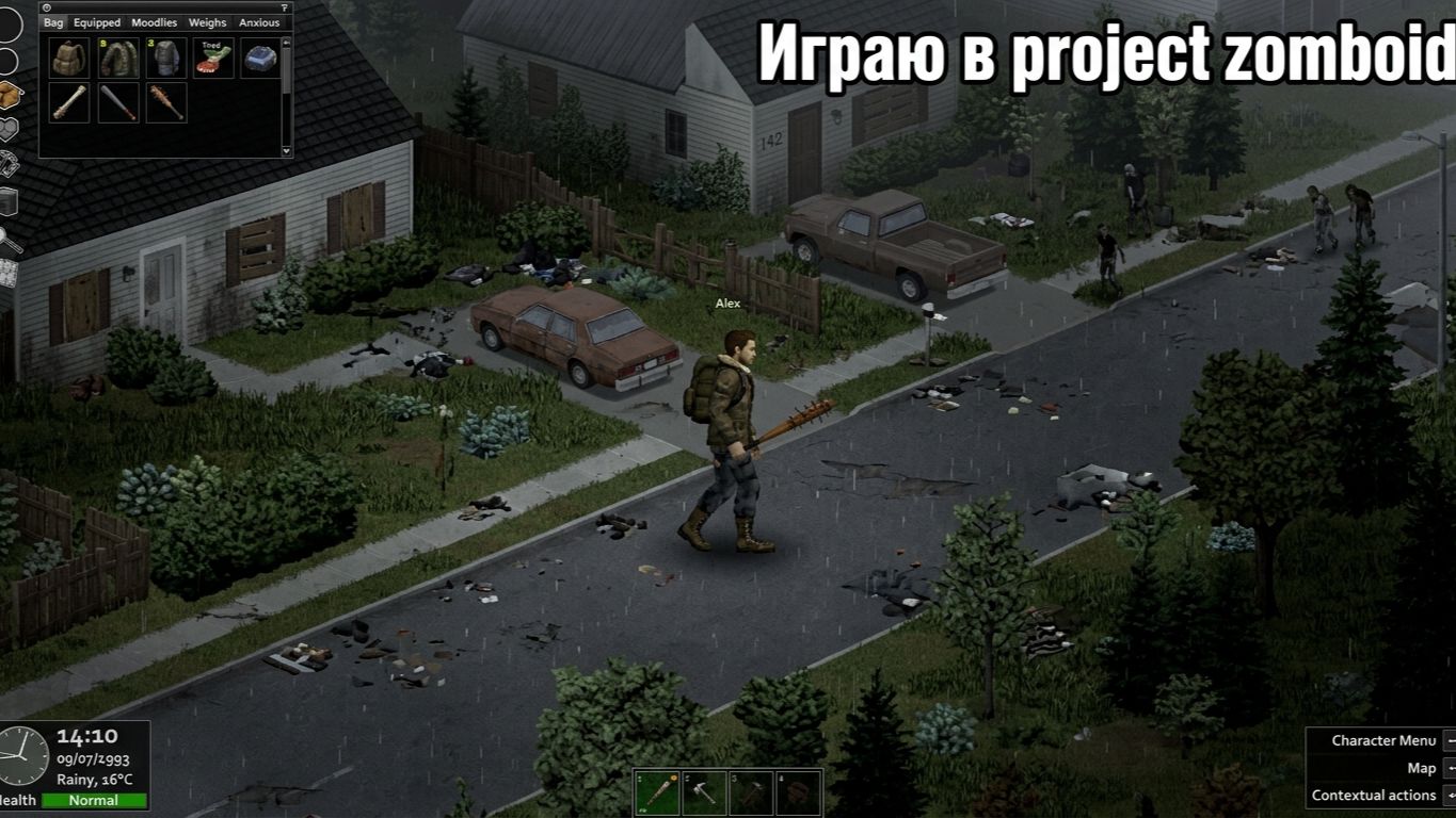 Играю в Project Zomboid #1