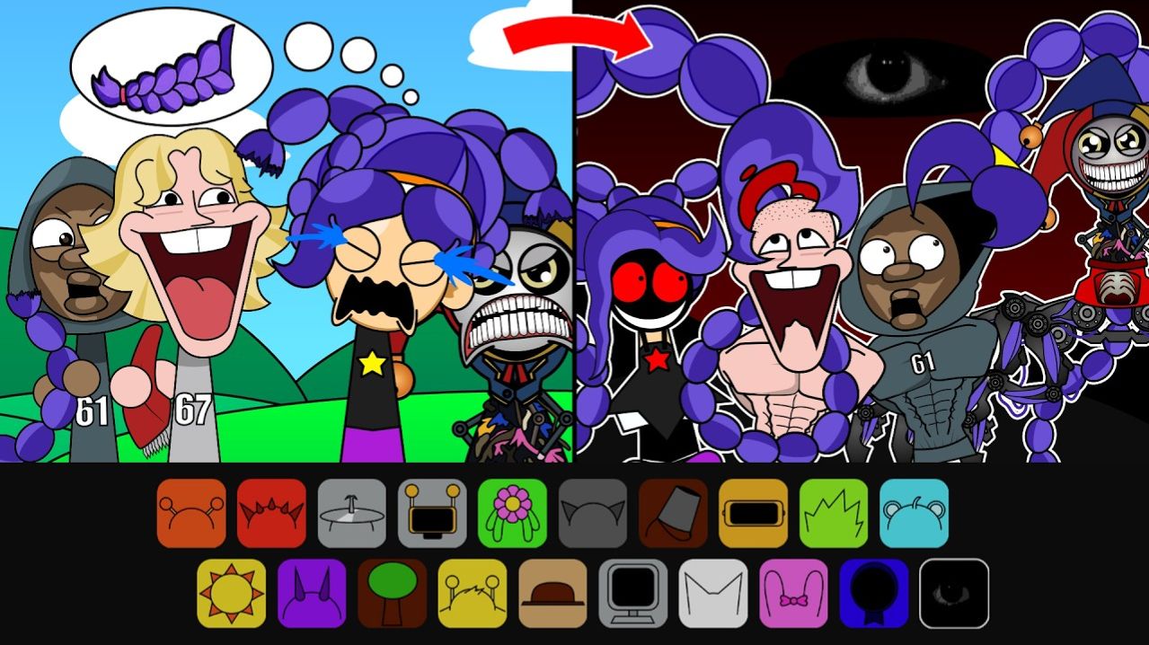 Лили находит свои косички, потому что SCP 67, 61, Прототип... Лили зла! Poppy Playtime 5