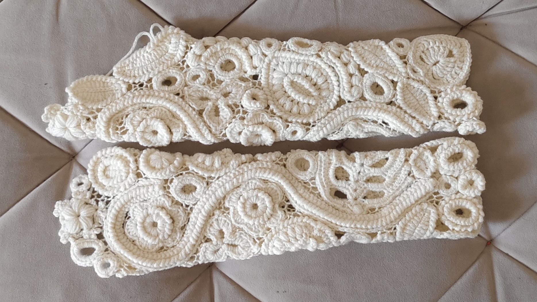 Рукава. Ирландское кружево